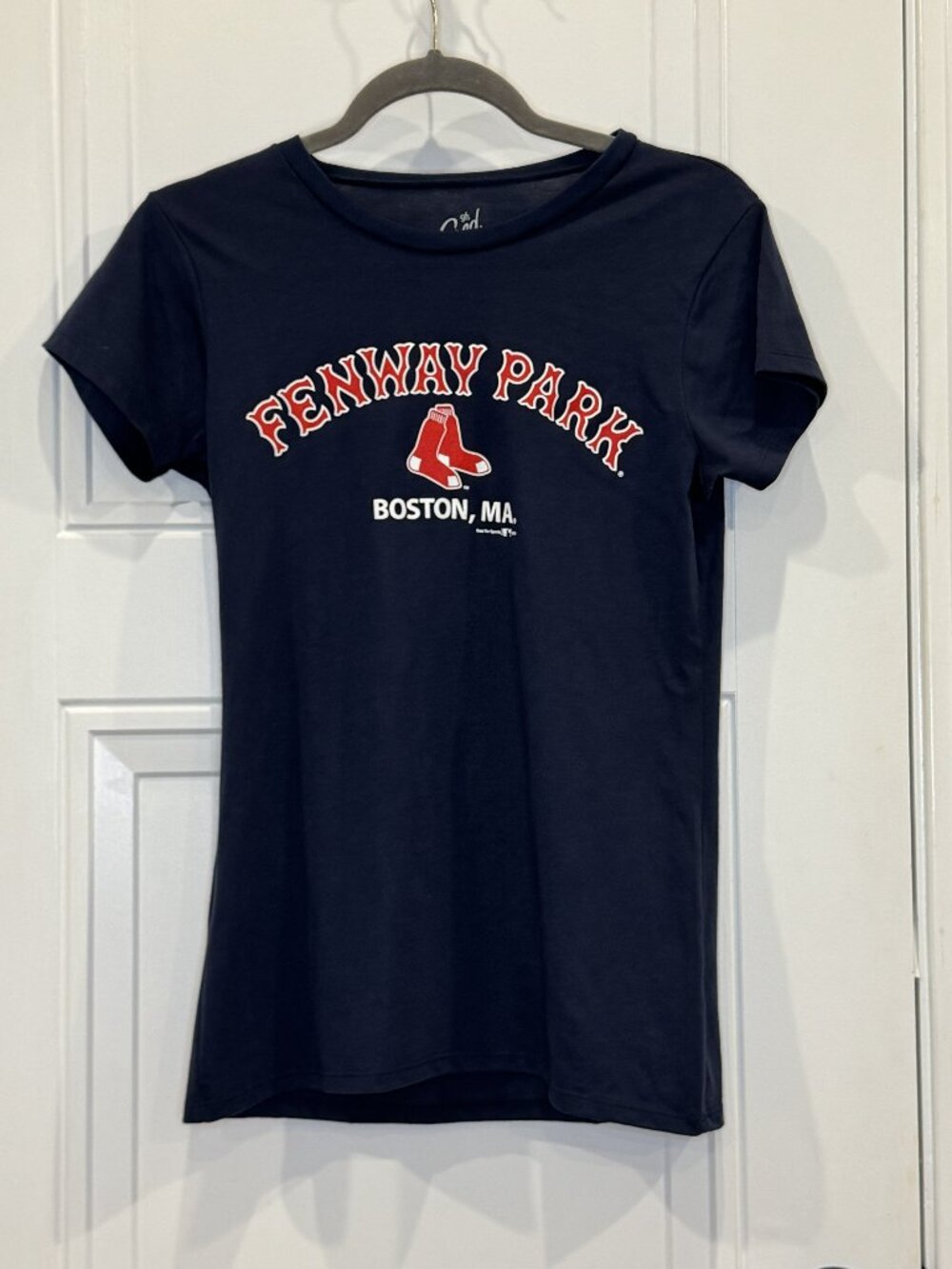 Boston Red Sox Navy Graphic Short Sleeve T-Shirt Medium EUC